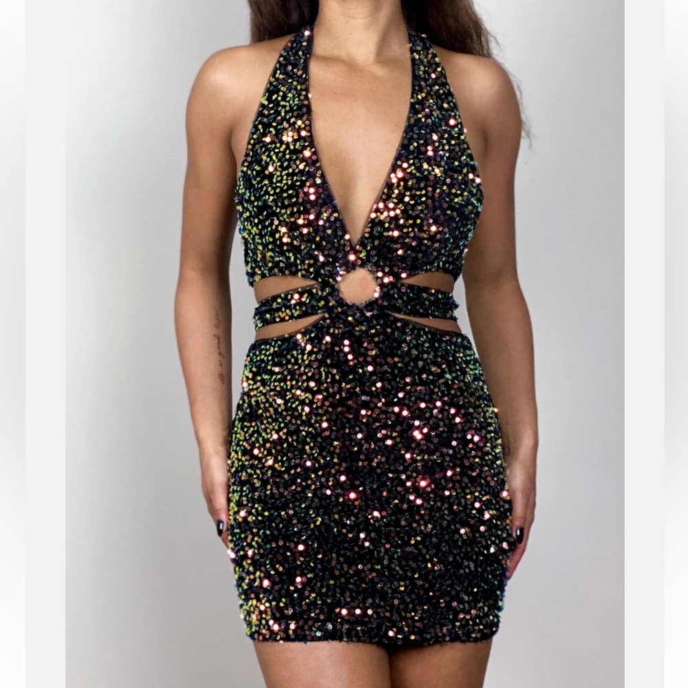 Alglist Sequin Party Dress NWT Medium
